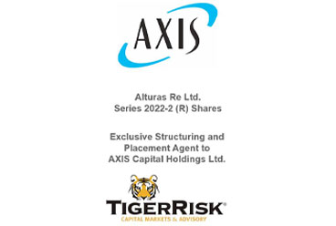 AXIS Capital Sponsors Alturas Re Series 2022-2 (R) Shares